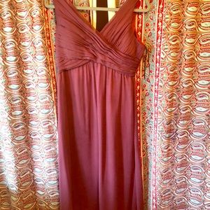Anthropologie Bridesmaid Burgundy dress